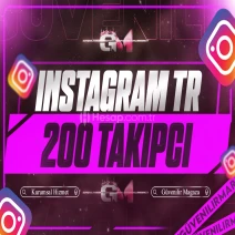 Instagram Türk Takipçi 200 - Garantili
