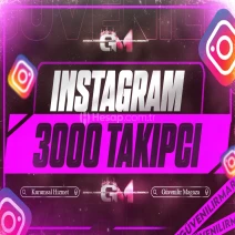 Instagram Takipçi 3000 - Garantili