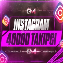 Instagram Takipçi 40000 - Garantili