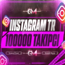 Instagram Türk Takipçi 100000 - Garantili
