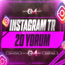 Instagram Türk Yorum 20 - Garantili
