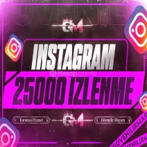 Instagram İzlenme 25000 - Garantili
