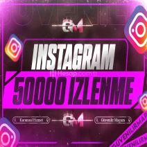 Instagram İzlenme 50000 - Garantili