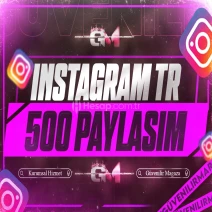 Instagram Türk Paylaşım 500 - Garantili