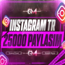 Instagram Türk Paylaşım 25000 - Garantili