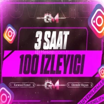 Instagram İzleyici 100 180 dakika - Garantili