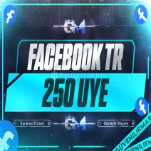 Facebook Türk Üye 250 - Garantili