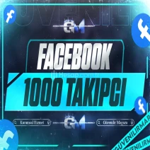 Facebook Takipçi 1000 Sayfa Profil - Garantili