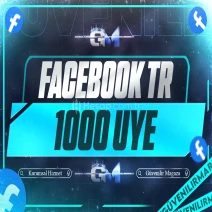 Facebook Türk Üye 1000 - Garantili