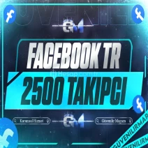 Facebook Türk Takipçi 2500 Sayfa Profil - Garantili