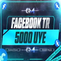 Facebook Türk Üye 5000 - Garantili