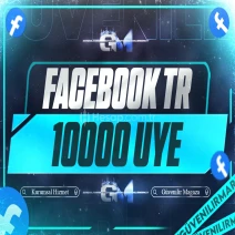 Facebook Türk Üye 10000 - Garantili
