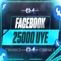 Facebook Üye 25000 - Garantili