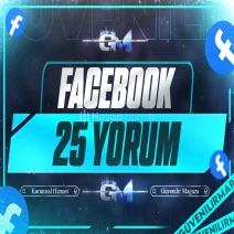 Facebook Yorum 25 - Hızlıca Garantili
