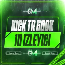 Kick Türk İzleyici 10 60 dakika - Garantili