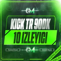 Kick Türk İzleyici 10 90 dakika - Garantili