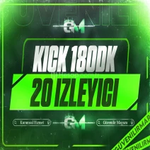Kick İzleyici 20 180 dakika - Garantili