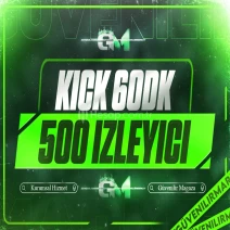 Kick İzleyici 500 60 dakika - Garantili