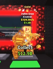 Gold John Doe 129Ms - Steal A Brainrot