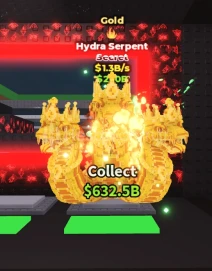 Gold Hydra Serpent 1.3Bs - Steal A Brainrot