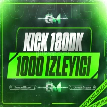 Kick İzleyici 1000 180 dakika - Garantili