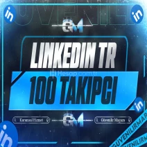 LinkedIn Türk Takipçi 100 - Garantili