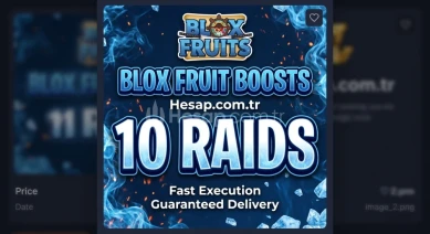 ⚡ Blox Fruits 10x Raid Hizmeti | El Emeği Teslimat