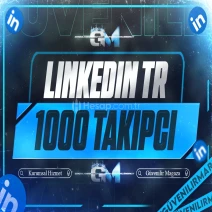 LinkedIn Türk Takipçi 1000 - Garantili