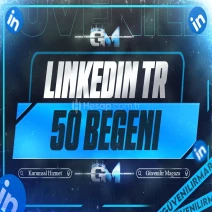 LinkedIn Türk Beğeni 50 - Garantili