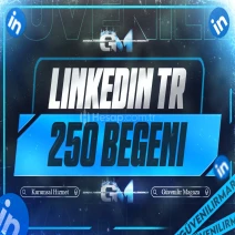 LinkedIn Türk Beğeni 250 - Garantili