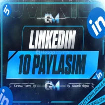 LinkedIn Paylaşım 10 - Garantili
