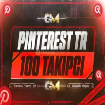 Pinterest Türk Takipçi 100 - Garantili
