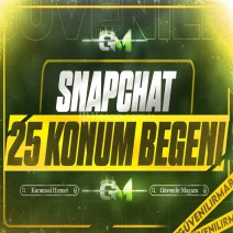 Snapchat Konum Beğenisi 25 Konum Bağlantısı - Garantili