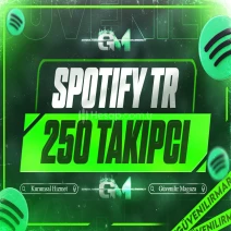 Spotify Türk Takipçi 250 - Garantili