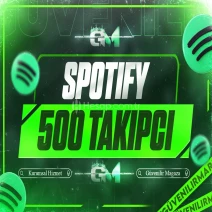Spotify Takipçi 500 - Garantili