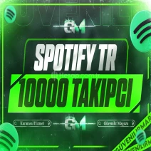 Spotify Türk Takipçi 10000 - Garantili