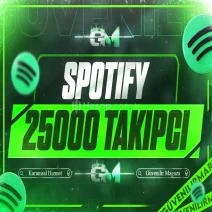 Spotify Takipçi 25000 - Garantili