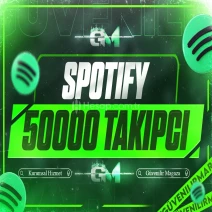 Spotify Takipçi 50000 - Garantili