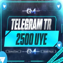 Telegram Türk Üye 2500 - Garantili