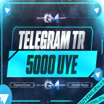 Telegram Türk Üye 5000 - Garantili
