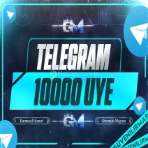 Telegram Üye 10000 - Garantili