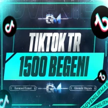 TikTok Türk Beğeni 1500 - Garantili