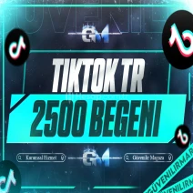 TikTok Türk Beğeni 2500 - Garantili