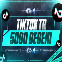 TikTok Türk Beğeni 5000 - Garantili