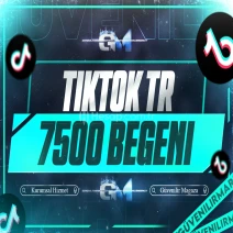 TikTok Türk Beğeni 7500 - Garantili
