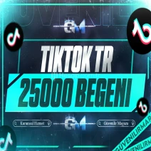 TikTok Türk Beğeni 25000 - Garantili