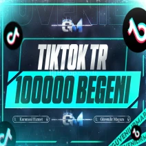 TikTok Türk Beğeni 100000 - Garantili