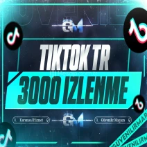 TikTok Türk İzlenme 3000 - Garantili