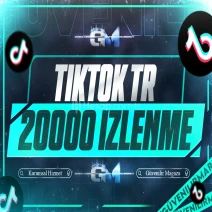 TikTok Türk İzlenme 20000 - Garantili