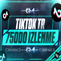TikTok Türk İzlenme 75000 - Garantili
